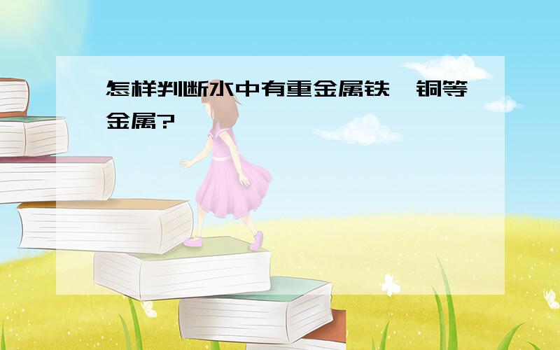 怎样判断水中有重金属铁、铜等金属?