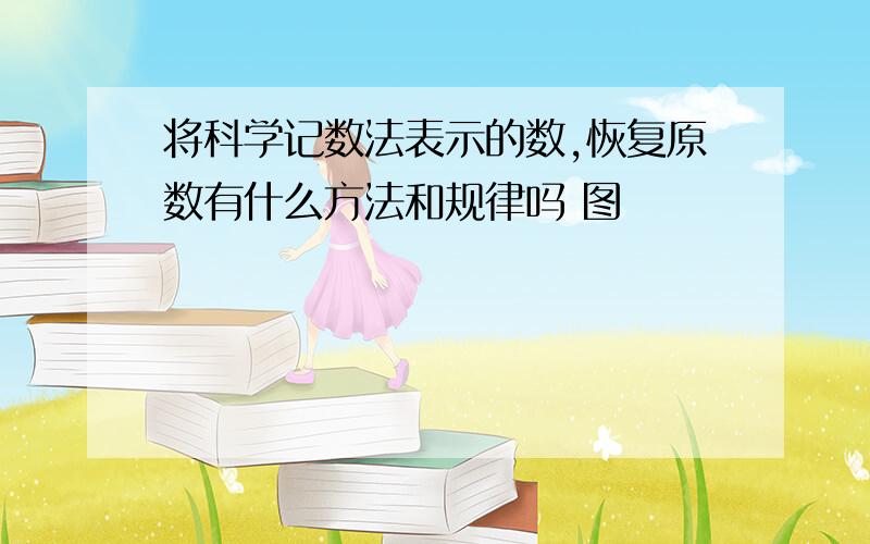 将科学记数法表示的数,恢复原数有什么方法和规律吗 图