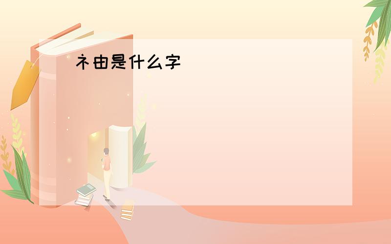 礻由是什么字